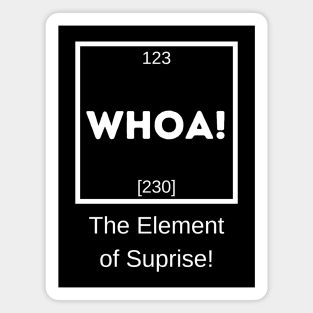 Whoa! The Element of Suprise Magnet